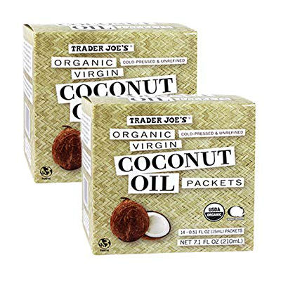 healthy snacks for traveling trader joe's coconut oil packets