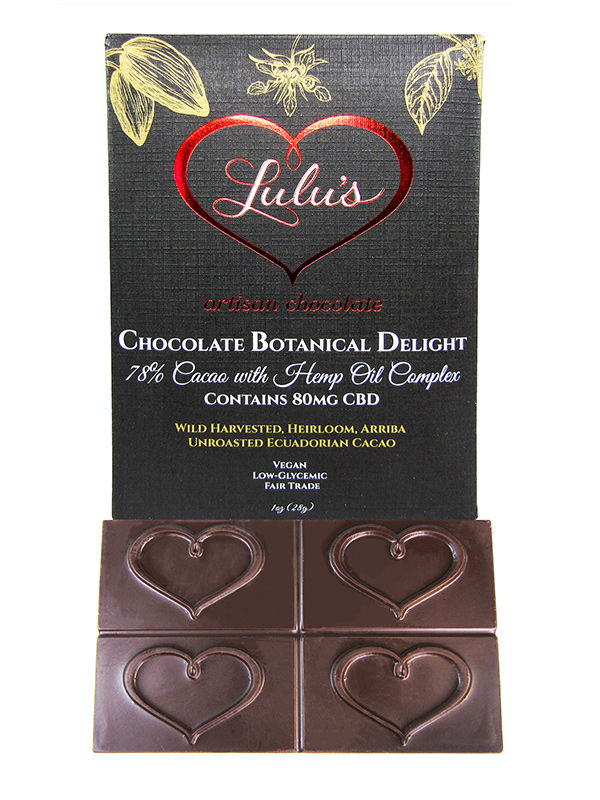 cbd sale lulu's chocolate